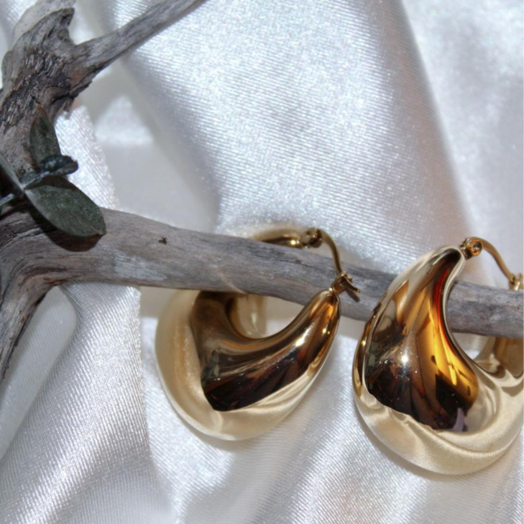 Aros Geométricos Gold